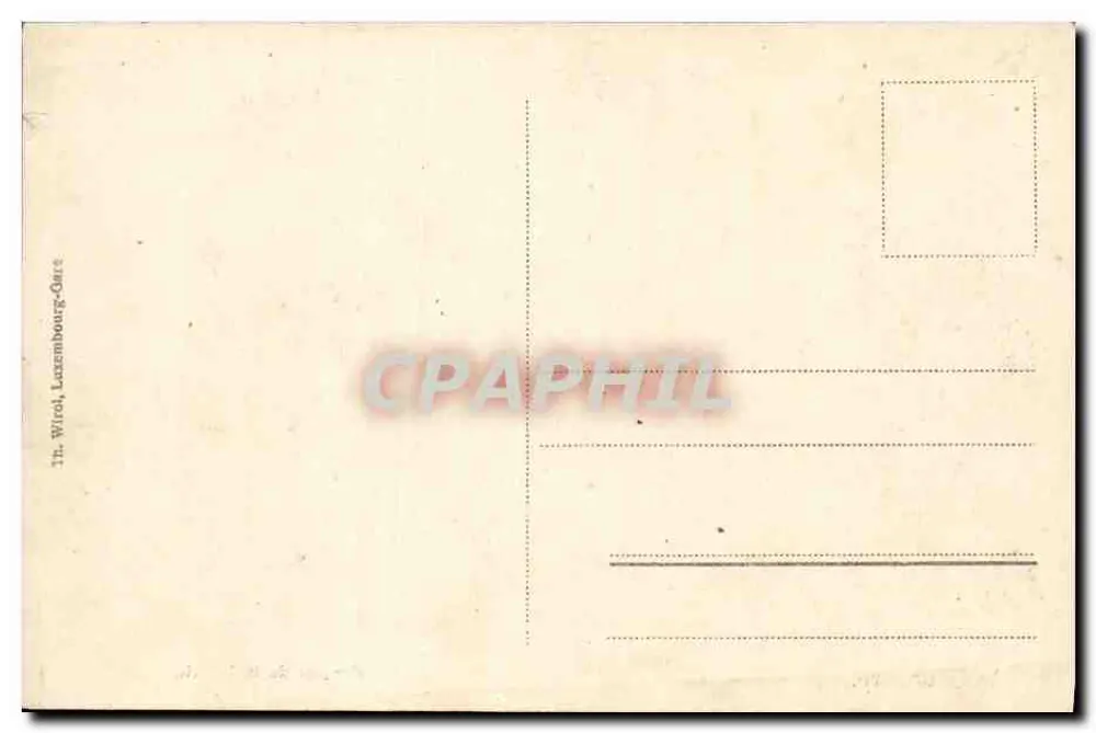 Luxemburgo — Avenida da Liberdade — Th. Wiro, Luxembourg-Guts - Verso