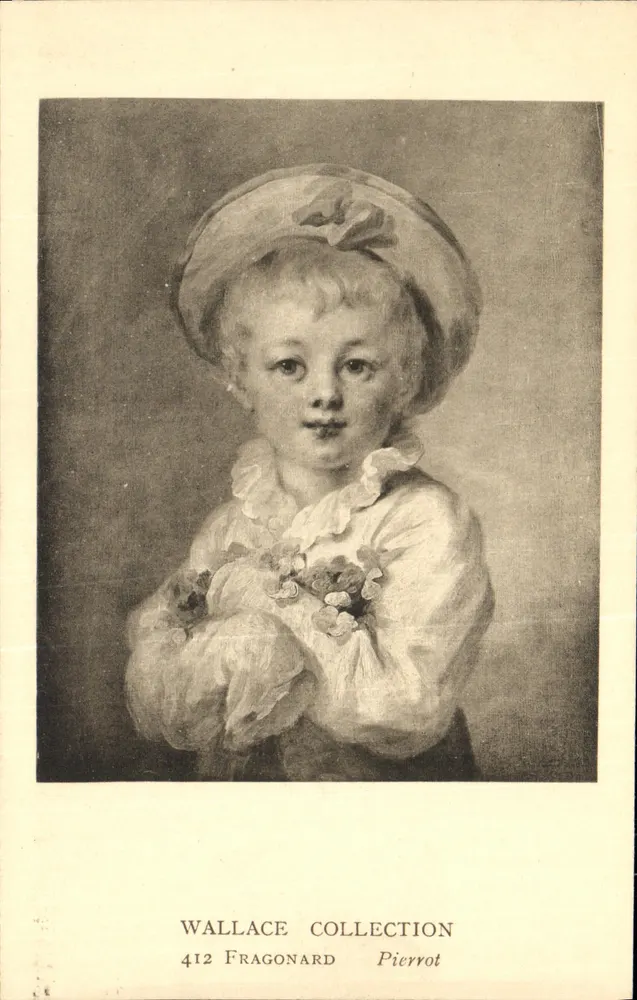 Criança com chapéu — obra de Fragonard — Coleção Wallace, n° 412 - Frente
