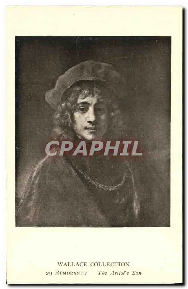 Rembrandt — Le Fils de l'artiste — Wallace Collection, n°29 - Recto