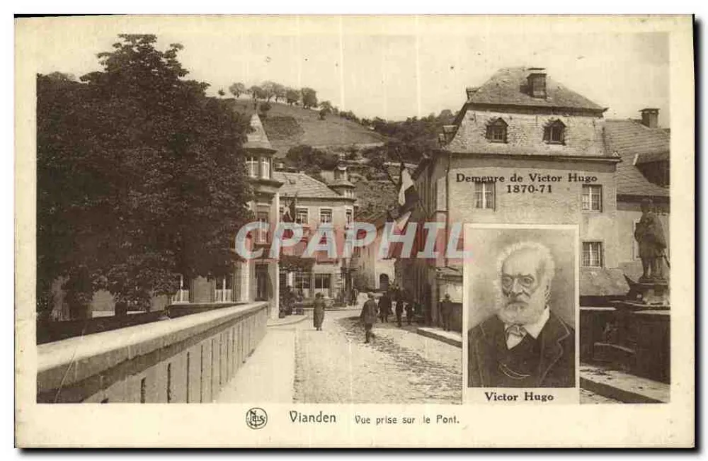 Vianden — Ansicht vom Brücke — E. A. Schaack, Serie 6, Nr. 9 - Vorderseite