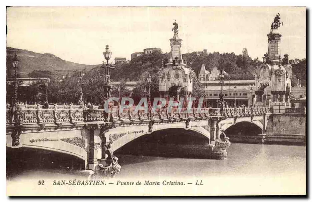 San-Sébastien — Brücke Maria Cristina — LL - Vorderseite