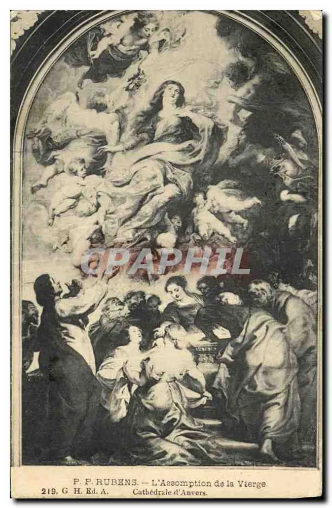Die Himmelfahrt der Jungfrau — P. P. Rubens — G. H. Ed. A. n°219 - Vorderseite
