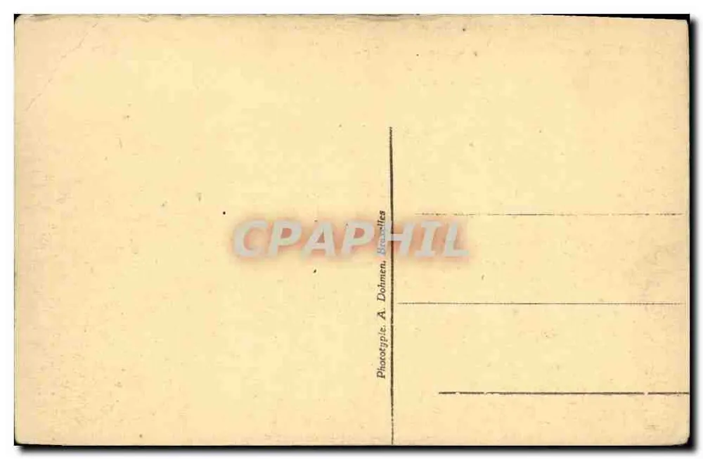 Bruges — A Poste Centrale na Grand-Place — Birker - Verso