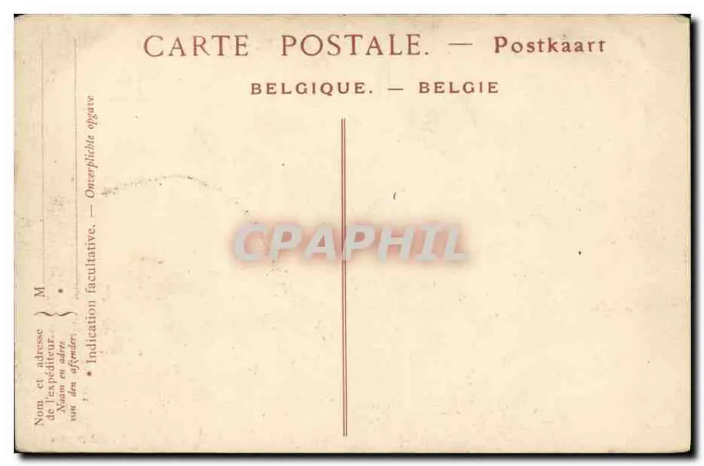 Bruges — A Porta de Gand — editor não identificado, n° de série 8 - Verso