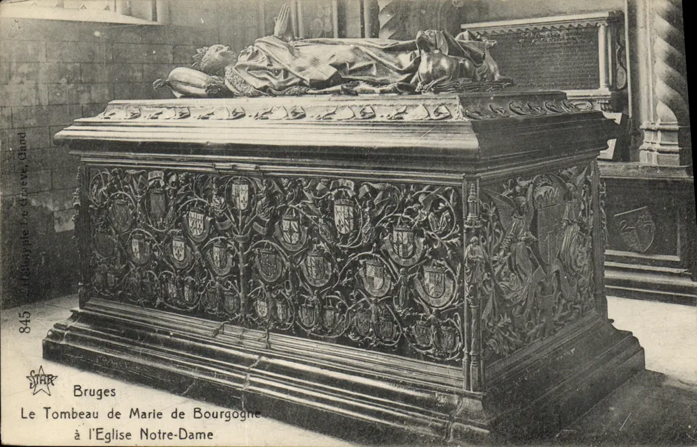 Brügge — Das Grab Marie von Burgund in der Kirche Notre-Dame — Verlag STAR, n° 845 - Vorderseite