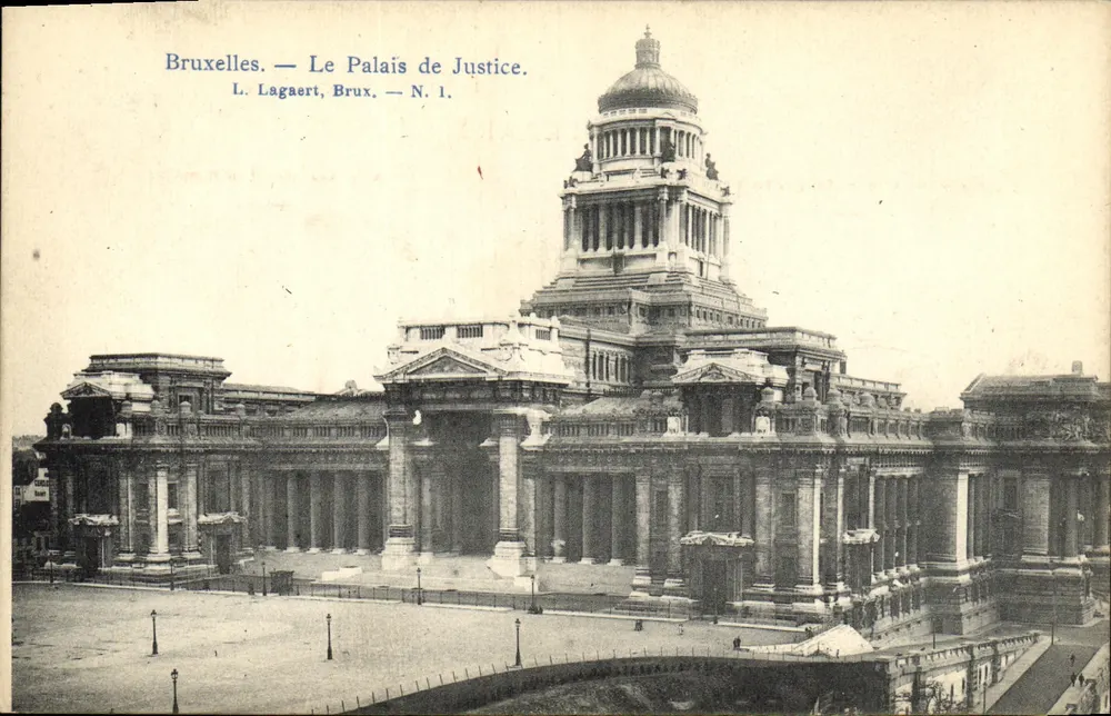 Bruxelles — Il Palazzo di Giustizia — L. Lagaert, Bruxelles — N. 1. - Recto