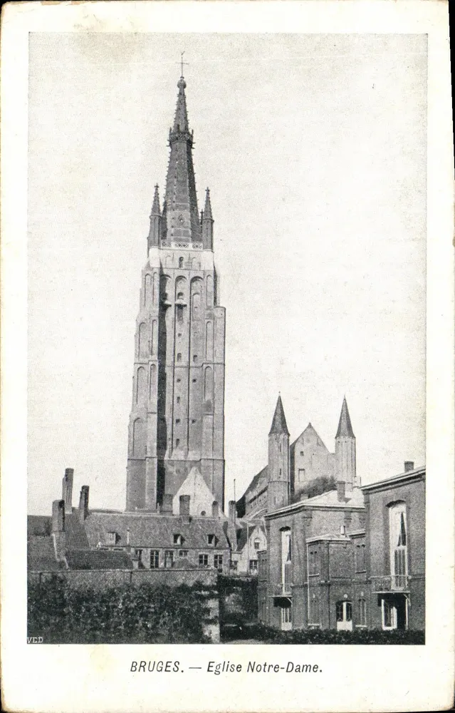 Bruges — Igreja de Nossa Senhora — VEDD - Frente