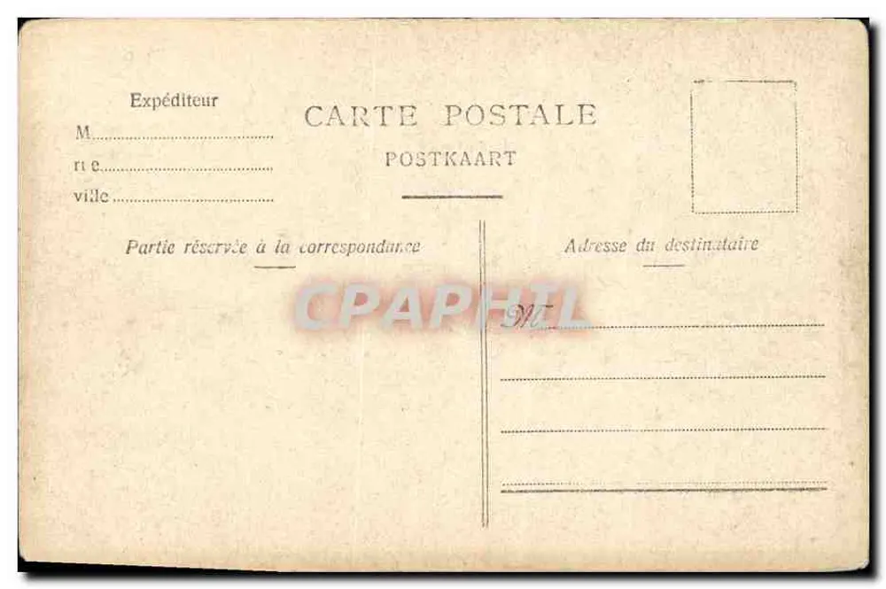 Bruxelles — Monument des Comtes d'Egmont et de Hornes — éditeur anonyme, n° 131 - Rückseite