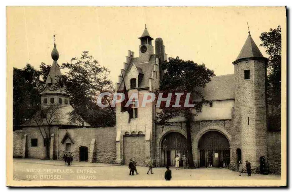 Velha Bruxelas, Entrada — Exposição de Bruxelas 1935 — PIM Services Bruxelles - Frente