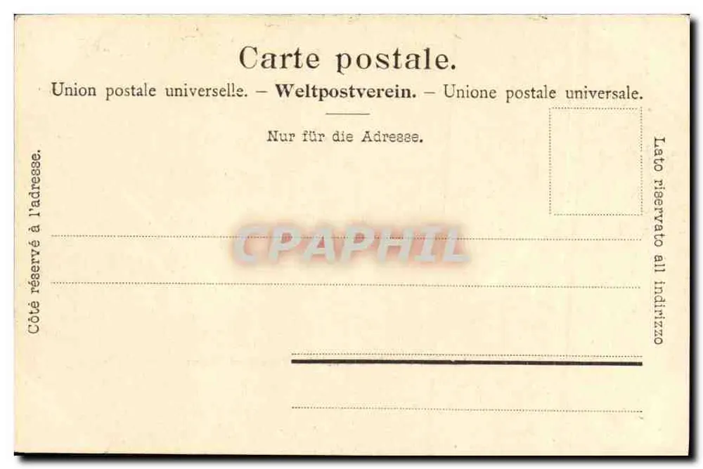 Ansicht des Vierwaldstättersees vom Pilatus — Edition Photoslob Co. Zürich, n°209 - Rückseite