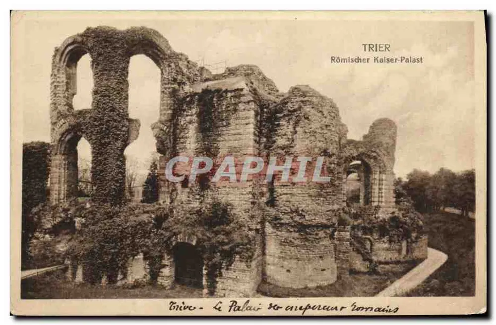 त्राइयर - रोमन सम्राटों के महल — रोमन सम्राट के महल — अज्ञात प्रकाशक - आगे