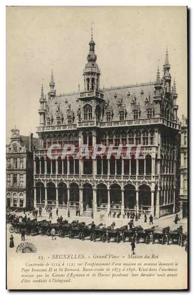Brüssel - Grand'Place - Königshaus - Vorderseite