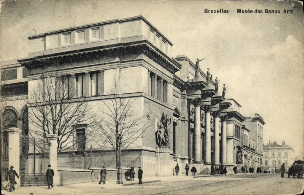 Bruxelas — Museu de Belas Artes — editor não identificado, número de série não visível - Frente