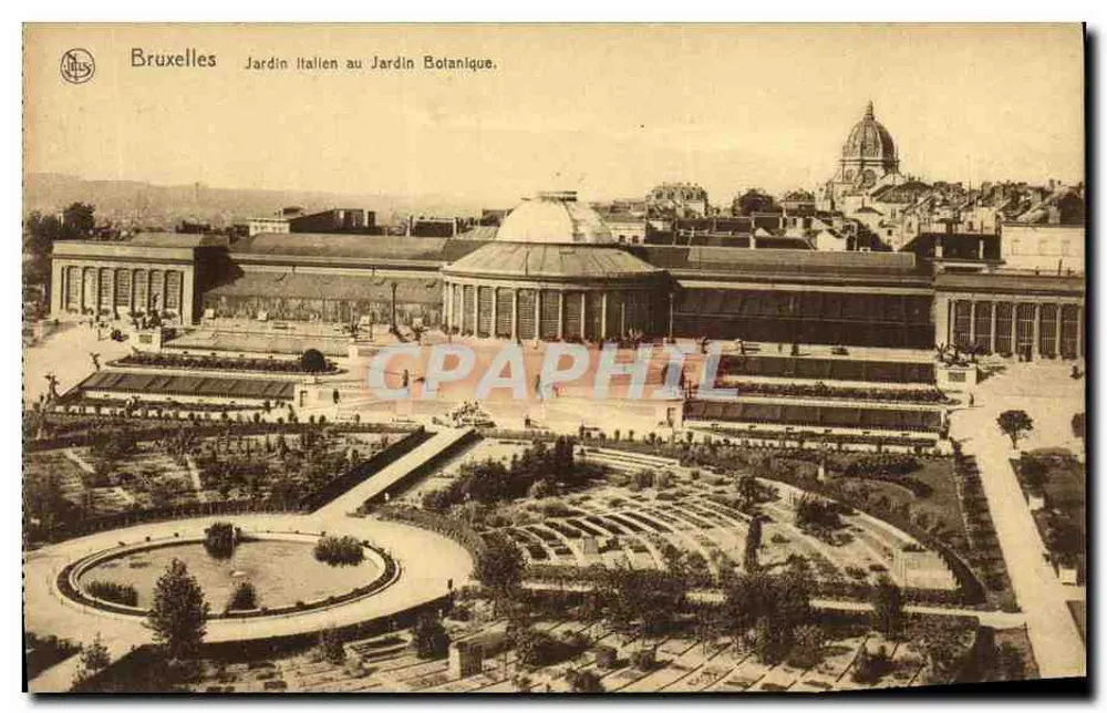 Brüssel — Italienischer Garten im Botanischen Garten — Verlag Artus, Seriennummer nicht sichtbar - Vorderseite