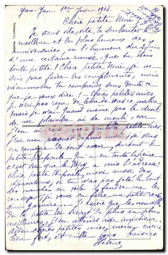 Lac Léman. Dents de Morcles und Dents du Midi — Ansichtskarte Nr. 790, veröffentlicht von Phototypie Co. Neuchâtel - Rückseite