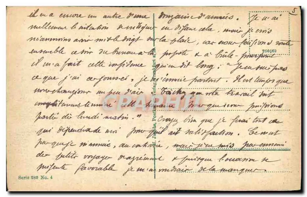 Monumento Schiller em Mainz — Monumento Schiller e Governo — editor Graphil, série 289 n°4 - Verso