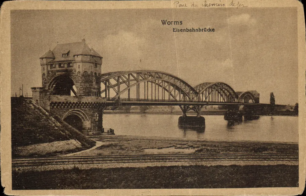 Worms — Spoorbrug — 19 824 - Voorkant