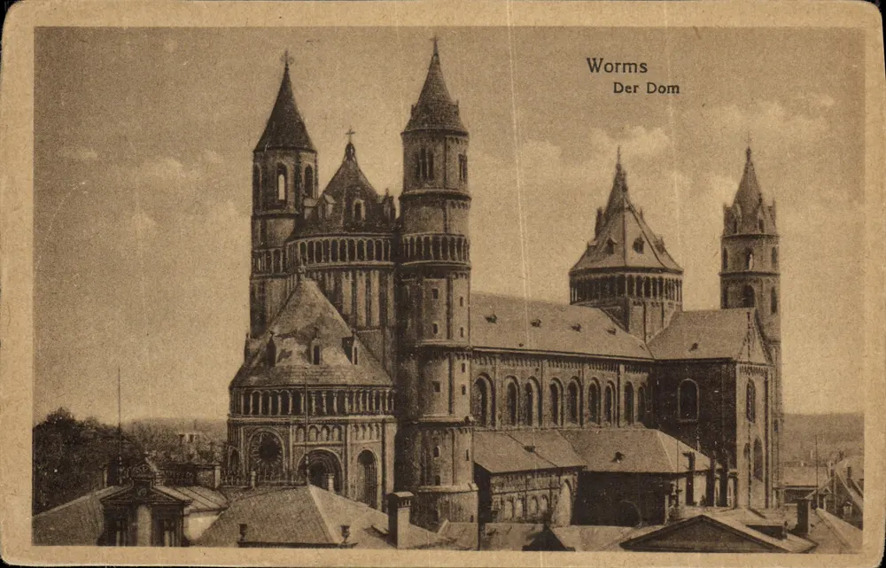 Worms — A Catedral — editor não visível - Frente