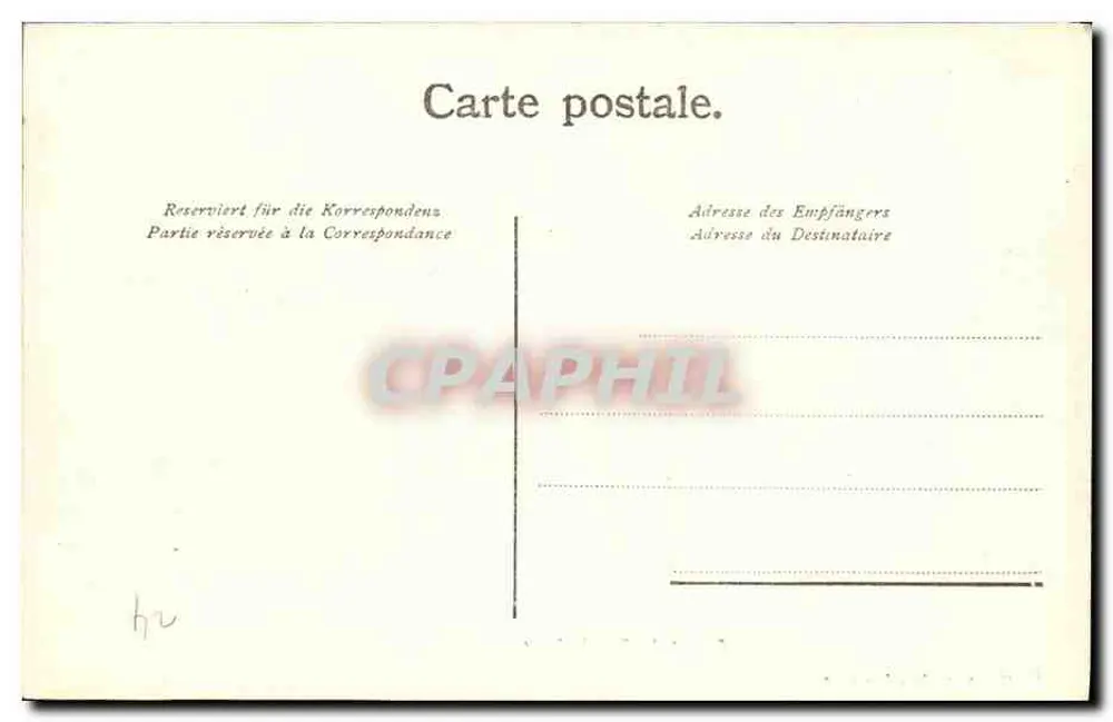 Châlet du Pré de Joux — Lausanne — C. Messaz, phot. - Verso