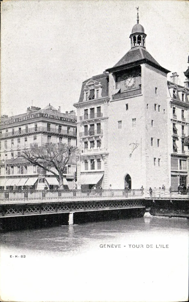 Genf - Turm der Insel — Verlag E.H. 82 - Vorderseite