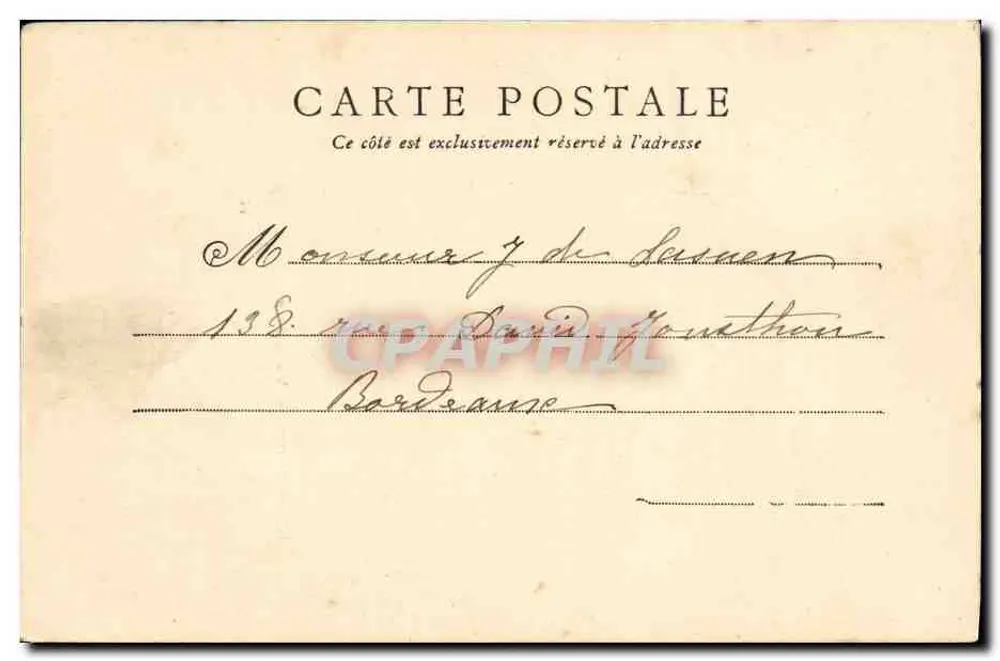 Notre-Dame de Verdelaïs — église avec clocher et dôme — Imp. J. Ronnazeille, ddit., Langon - Verso
