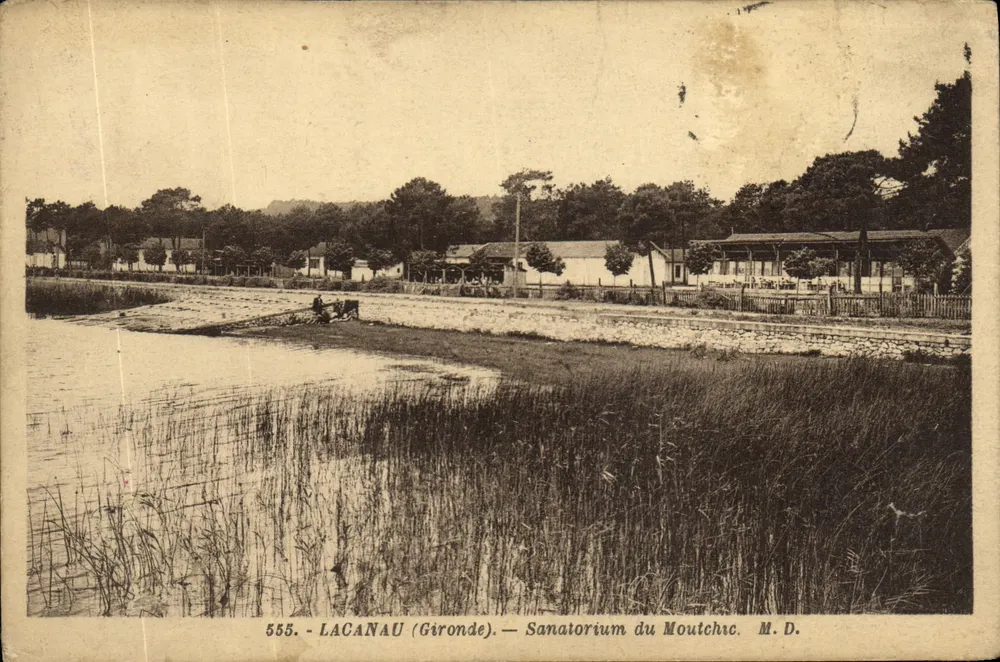 Lacanau (Gironde) — Sanatório do Moutchic — M.D. - Frente