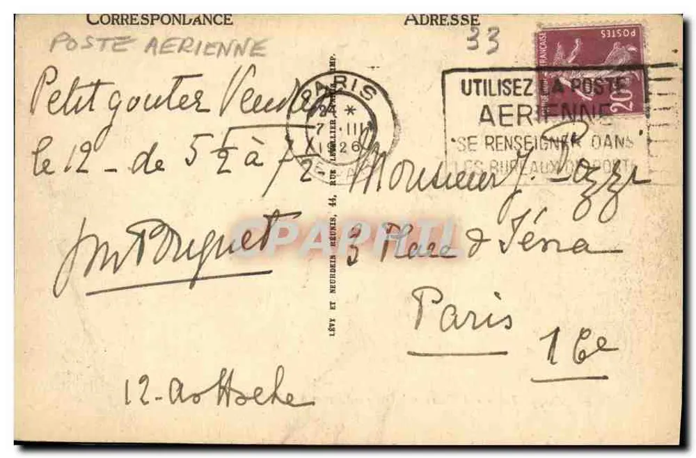 Der Stuhl, der Tisch und das Tintenfass von Anatole France in CAPIAN (Gironde) - Rückseite