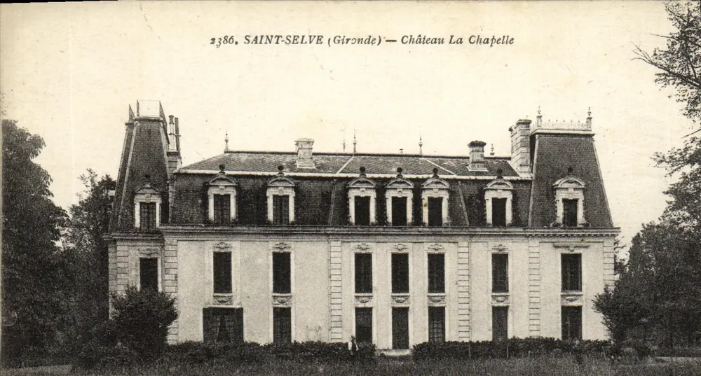 Saint-Selve (Gironde) — Zamek La Chapelle — nr 2386 - Awers