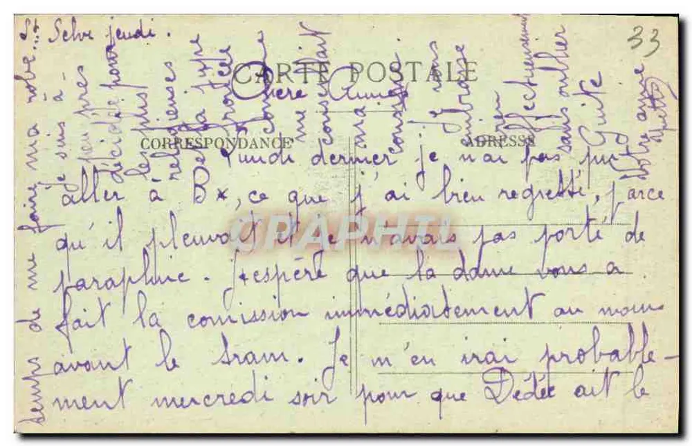 Saint-Selve (Gironde) — Zamek La Chapelle — nr 2386 - Rewers