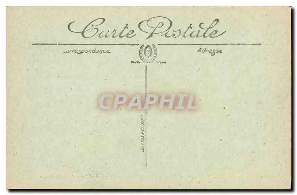 Bordeaux — Ruínas do Palácio Gallien (século III) — SELECTA - Verso