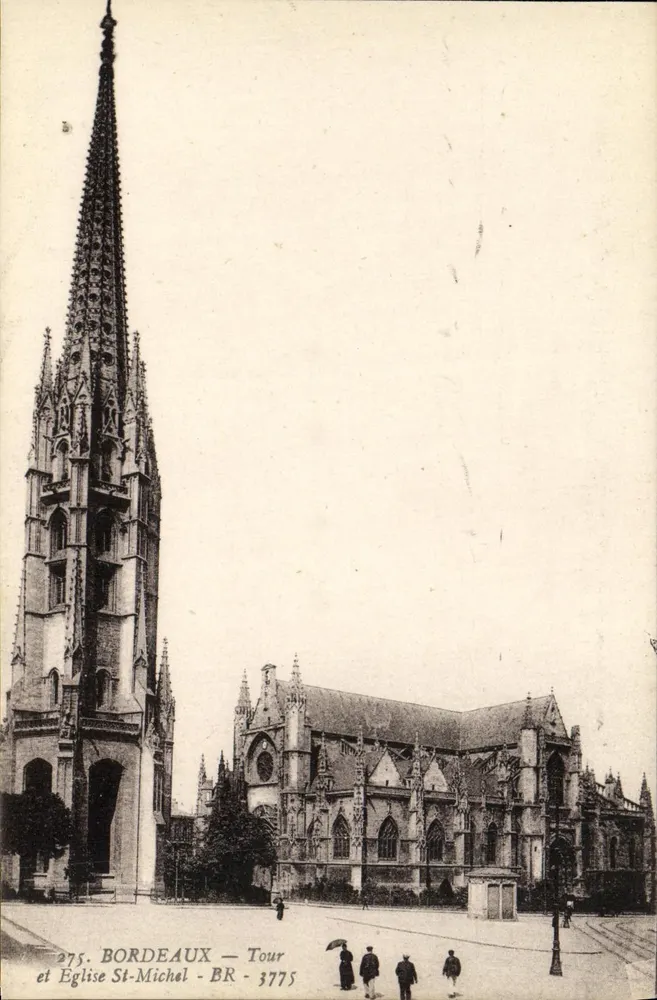 Bordeaux — Gotische Turm der Kirche Saint-Michel — BR - 3775 - Vorderseite