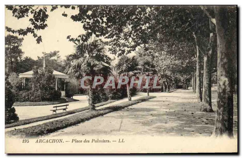 Arcachon — Praça dos Palmeiras — LL, n°195 - Frente