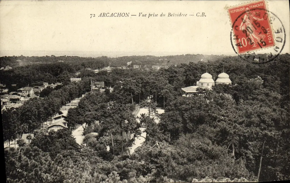 Arcachon — Vista tirada do mirante — C.B. - Frente