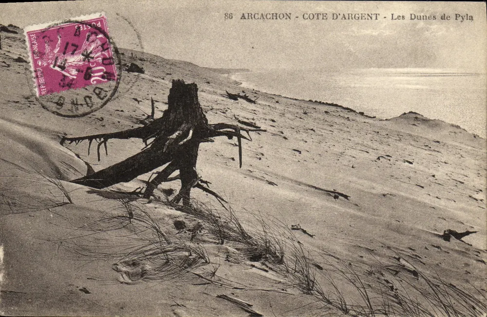 Die Dünen von Pyla — Arcachon, Küste von Silber — Edition Pollen, n°86 - Vorderseite