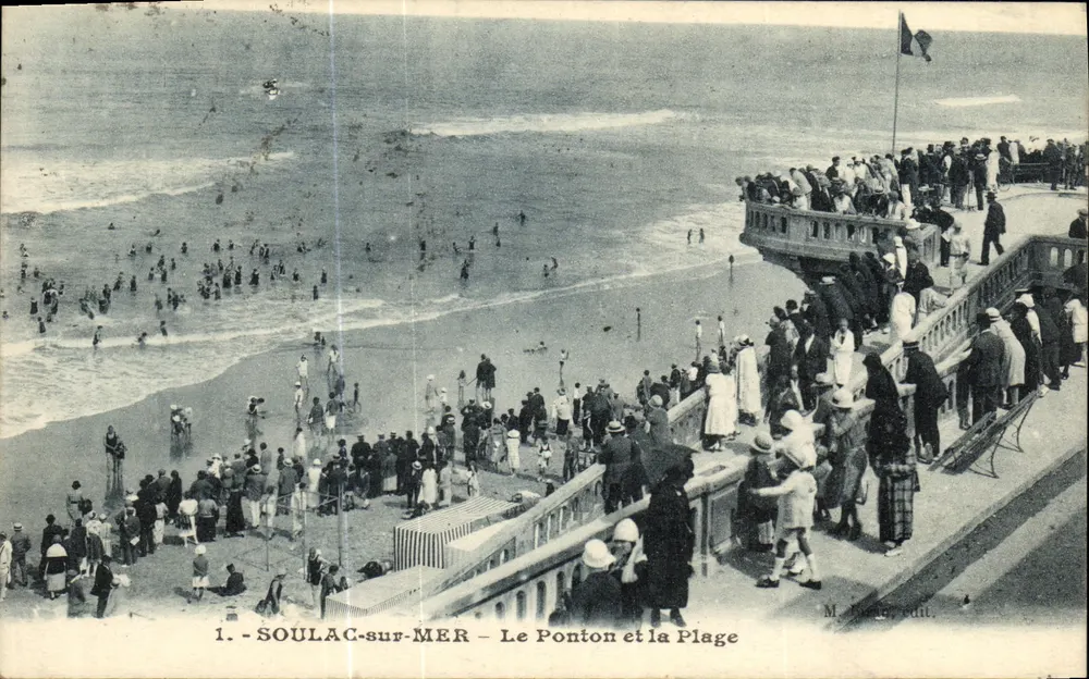 SOULAC-sur-MER — Der Ponton und die Strände — Verlag M. Lefèvre - Vorderseite