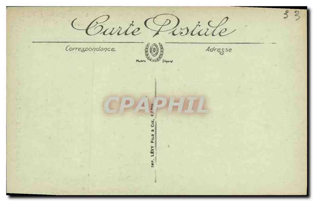 Bordeaux — La Tour de la Grosse Cloche — Verlag LL. n° 158 - Rückseite