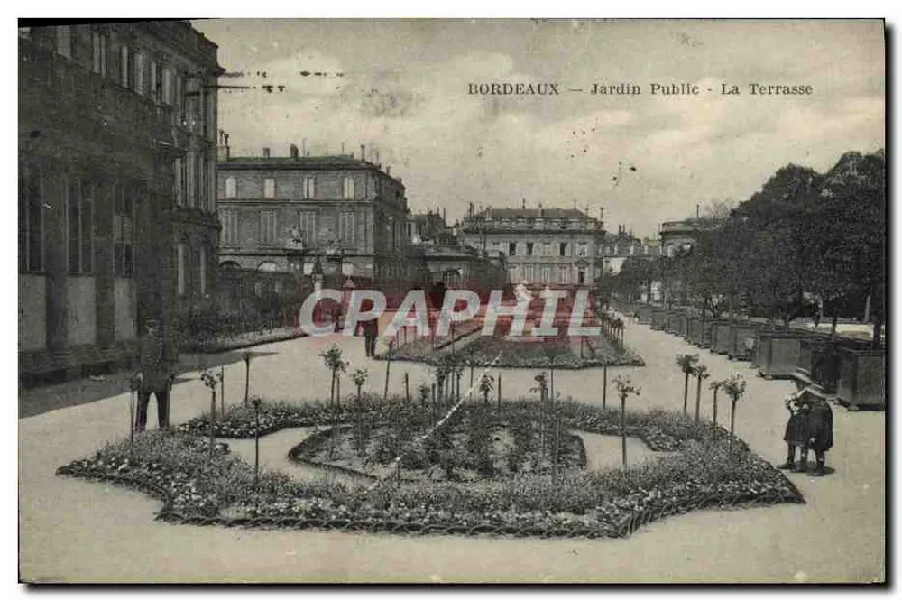 Bordeaux — Jardim Público — A Terrasse - Frente