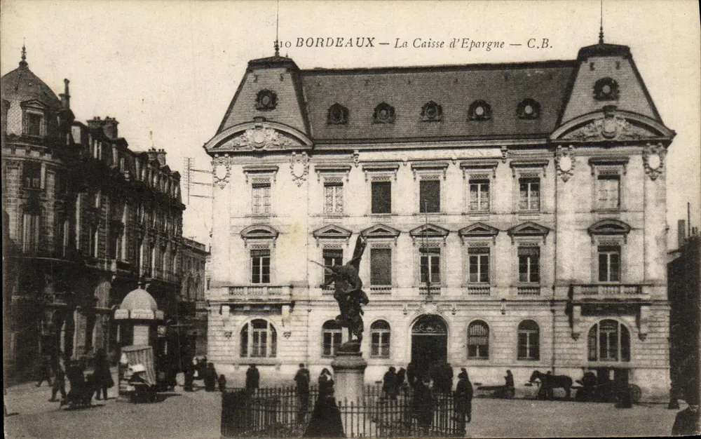 Bordeaux — A Caixa de Poupança — C.B. - Frente