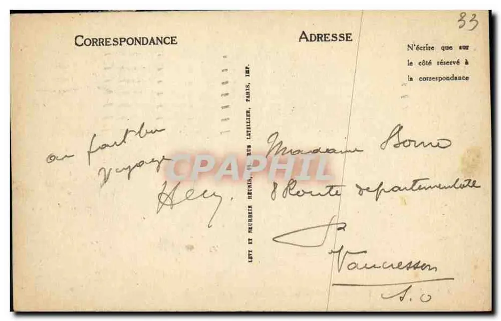Bordeaux — A Faculdade de Medicina e Farmácia — LL - Verso