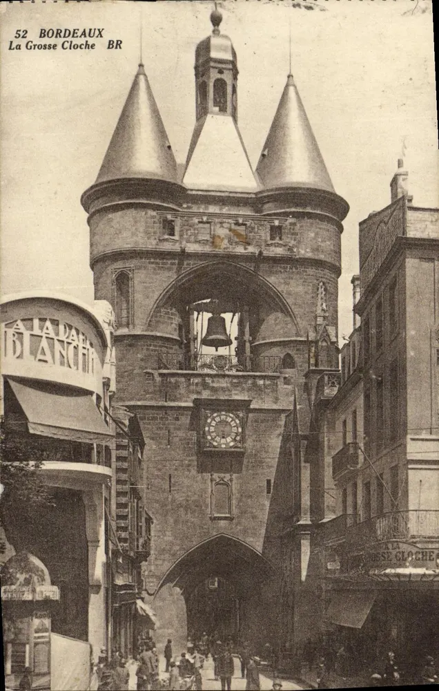 Bordeaux — La Grosse Cloche — Bloc Frères, n°52 - Recto