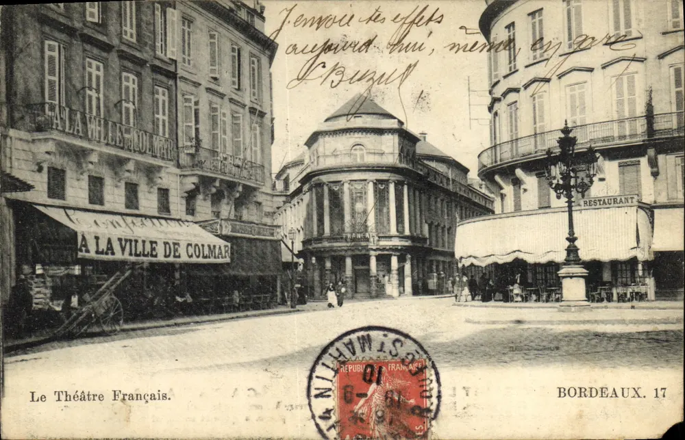 Das Französische Theater — Colmar — unbekannter Verlag, Seriennummer nicht sichtbar - Vorderseite