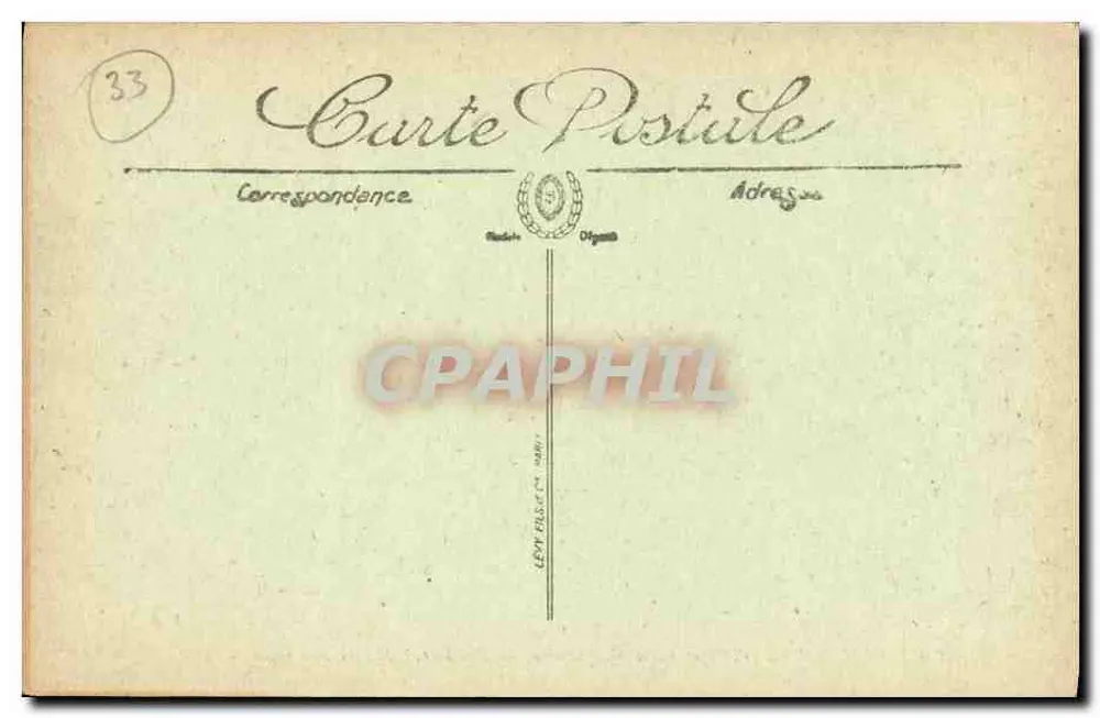 Bordeaux — Place und Porte d'Aquitaine — LL. Selecta - Rückseite
