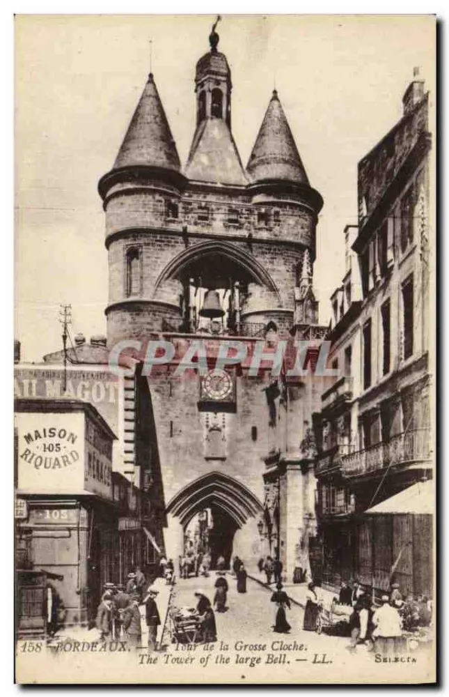 Bordeaux — Die Turm der Großen Glocke — Maison Riquard, n°105 - Vorderseite