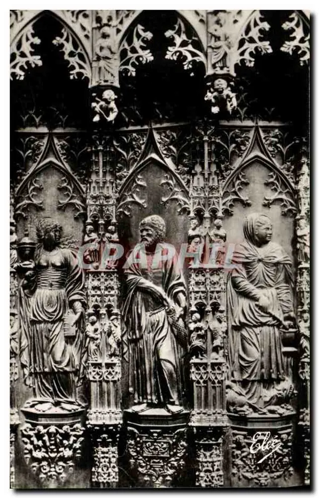 Auch (Gers) — Kathedrale — Holzschnitzereien des 16. Jahrhunderts — L. Chatagneau - Vorderseite