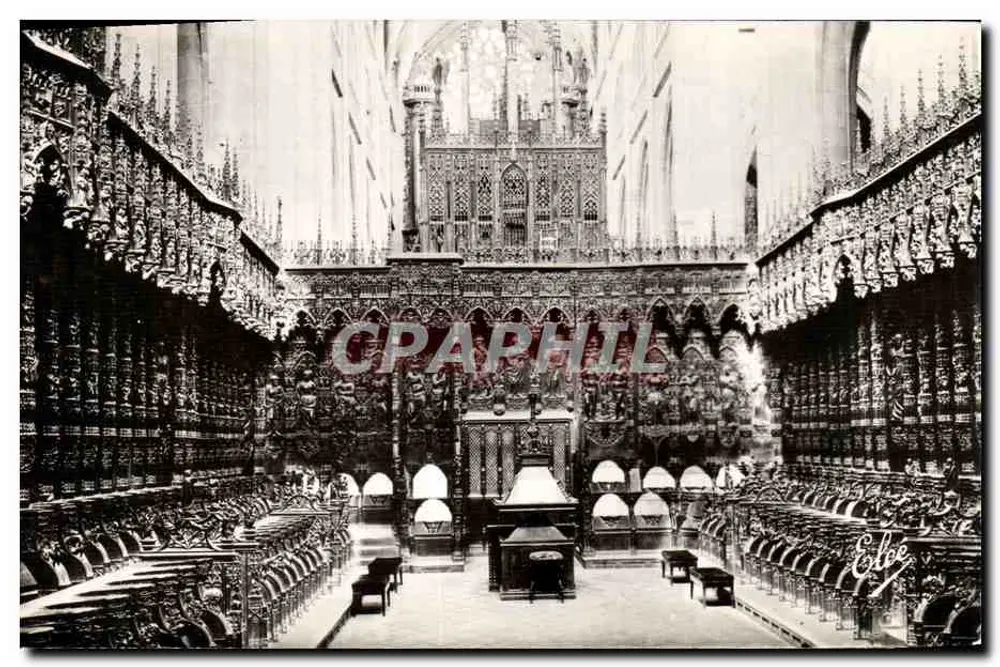 Der Chor von der Altarseite gesehen — Kathedrale von Auch (Gers) — L. Chatagneau, Bordeaux - Vorderseite