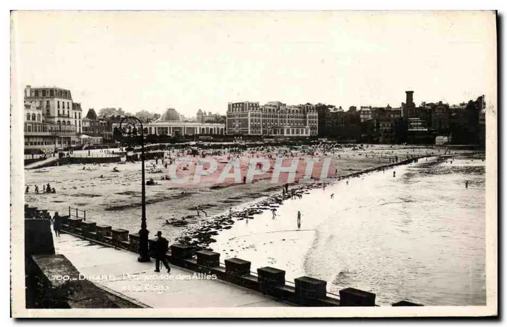 Dinard - Promenade des Alliés und die Strandpromenade — Edition Coadic - Vorderseite