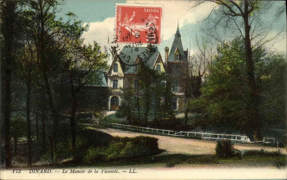 Dinard — O Château da Vicomtesse — LL. — N° 173 - Frente