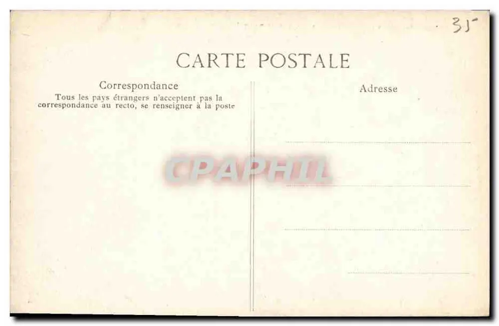 Die Vicomté in Dinard — Der Promenadepfad — Emerald Coast, Nr. 1393 - Rückseite