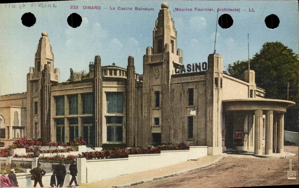 Dinard — Le Casino Balnéum — (Maurice Fournier, Architecte) — LL - Awers