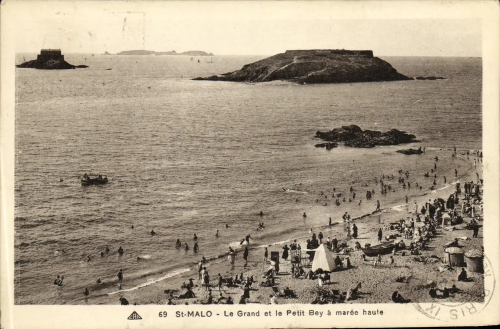 St-Malo - Der Große und Kleine Bey bei Ebbe — Alaissonne des Arts Photographiques, n°69 - Vorderseite